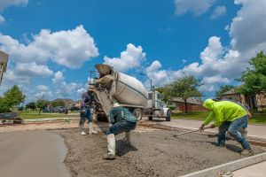 pouring concrete-driveway Albemarle County